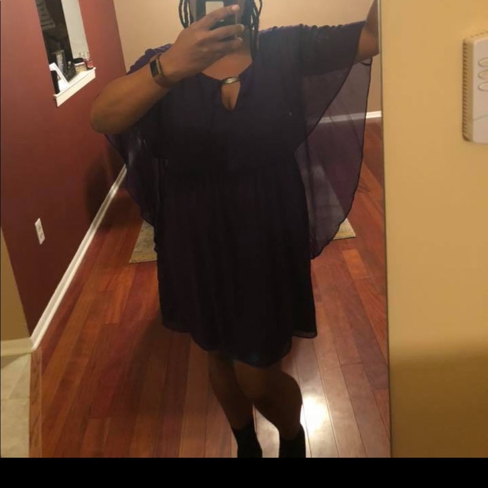 Purple dressy dress